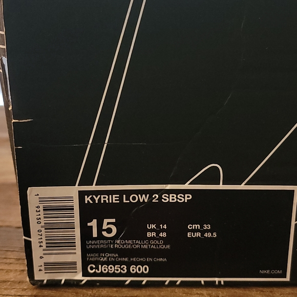 Nike Kyrie 2 Low Spongebob Mr. Krabs - Picture 7 of 7